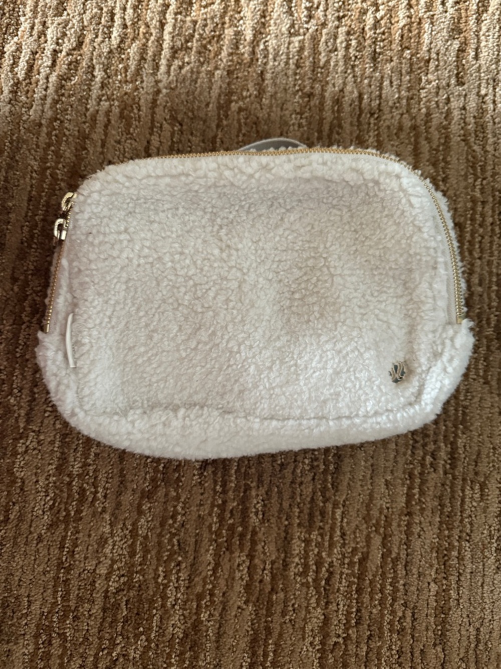 lululemon athletica White Sherpa Crossbody Bag